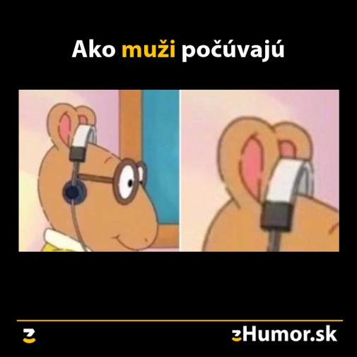 muži počúvajú